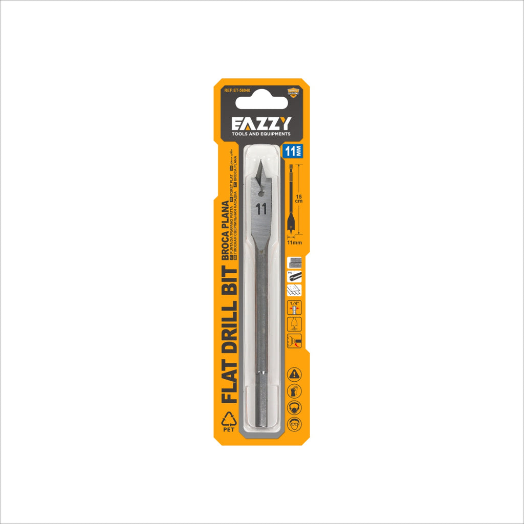 Flat Drill Bit – High Speed Wood Boring Bit for Precision Drilling