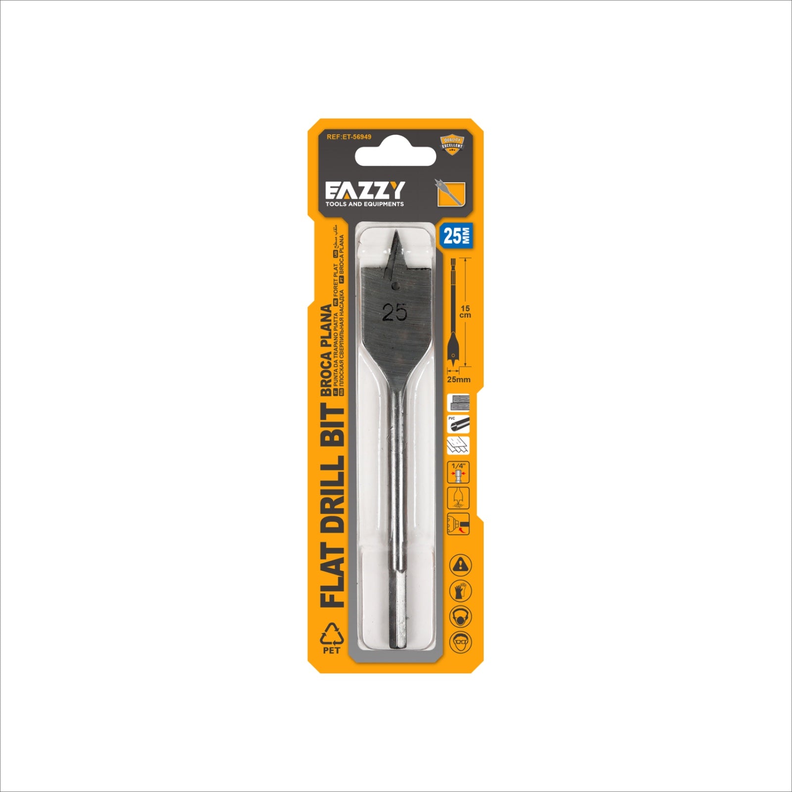 Flat Drill Bit – High Speed Wood Boring Bit for Precision Drilling