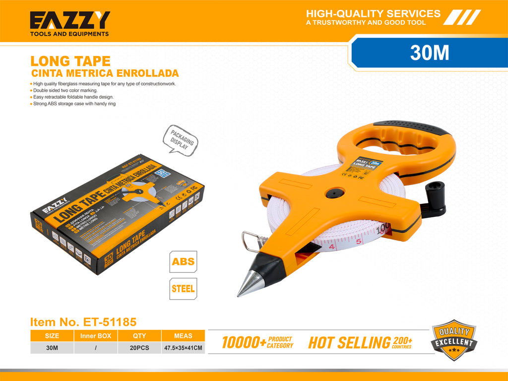 Long Fiber Glass Tape Measuring Tape ET-51185