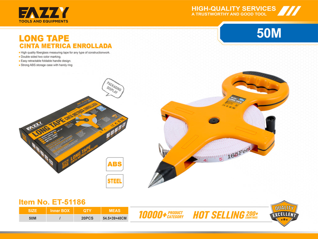 Long Fiber Glass Tape Measuring Tape ET-51185