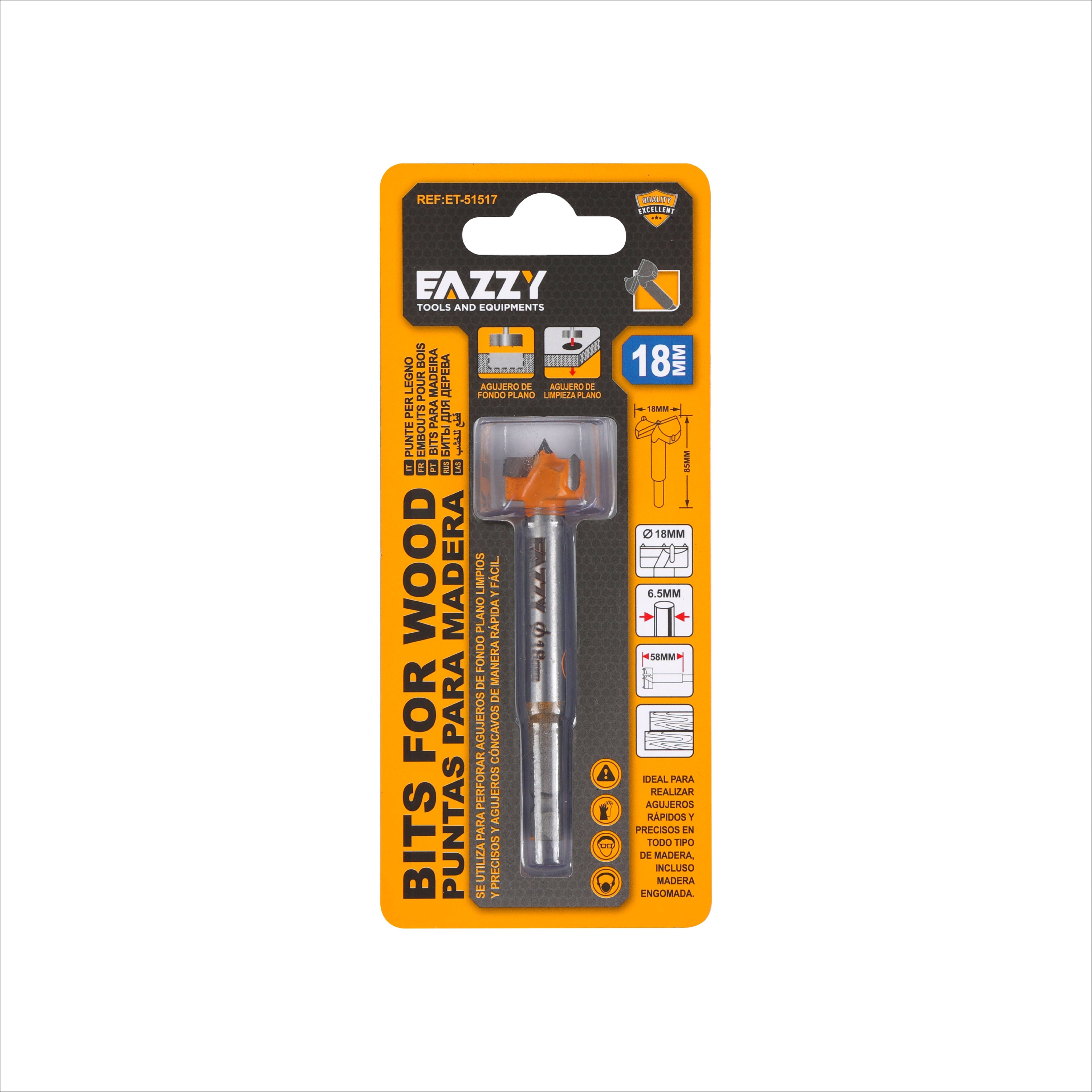 Forstner Drill Bit for Wood | Flat Bottom Hinge Boring Bit | Precision Woodworking Tool