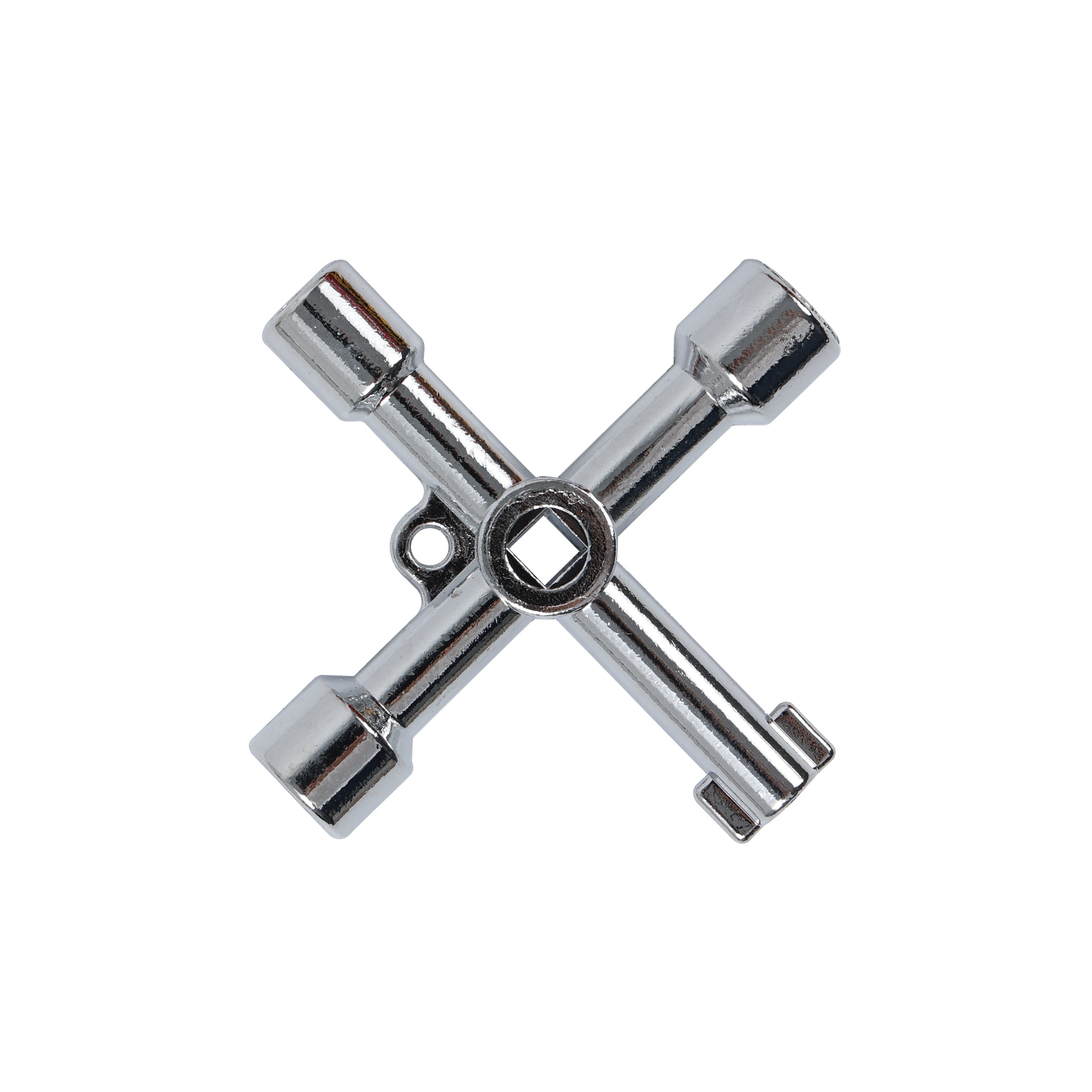 4-In-1 Multipurpose Cross Key Wrench – Steel Utility Tool ET-51578