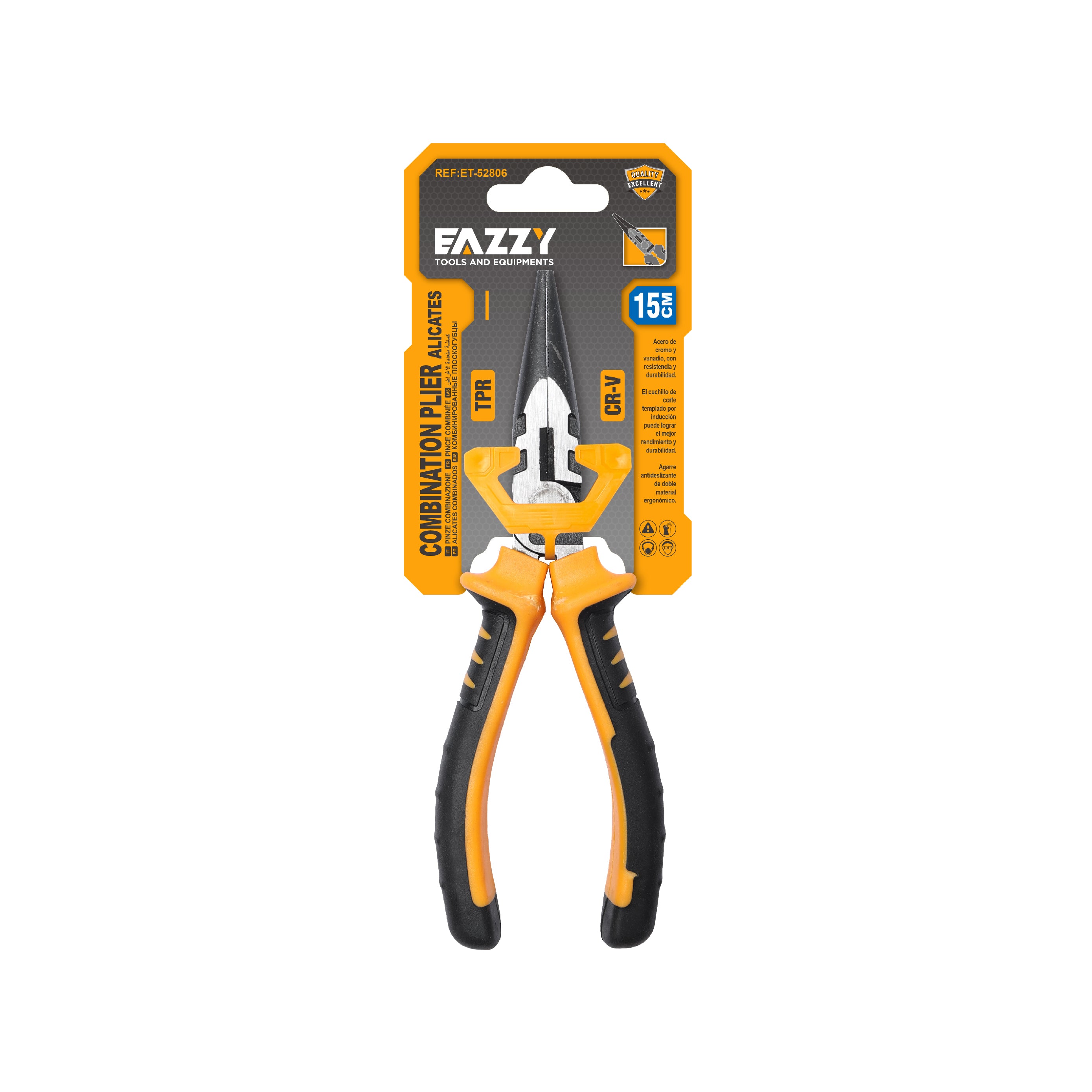 Long Nose Plier | Precision Grip Needle Nose Pliers for Electrical, Jewelry & DIY Work