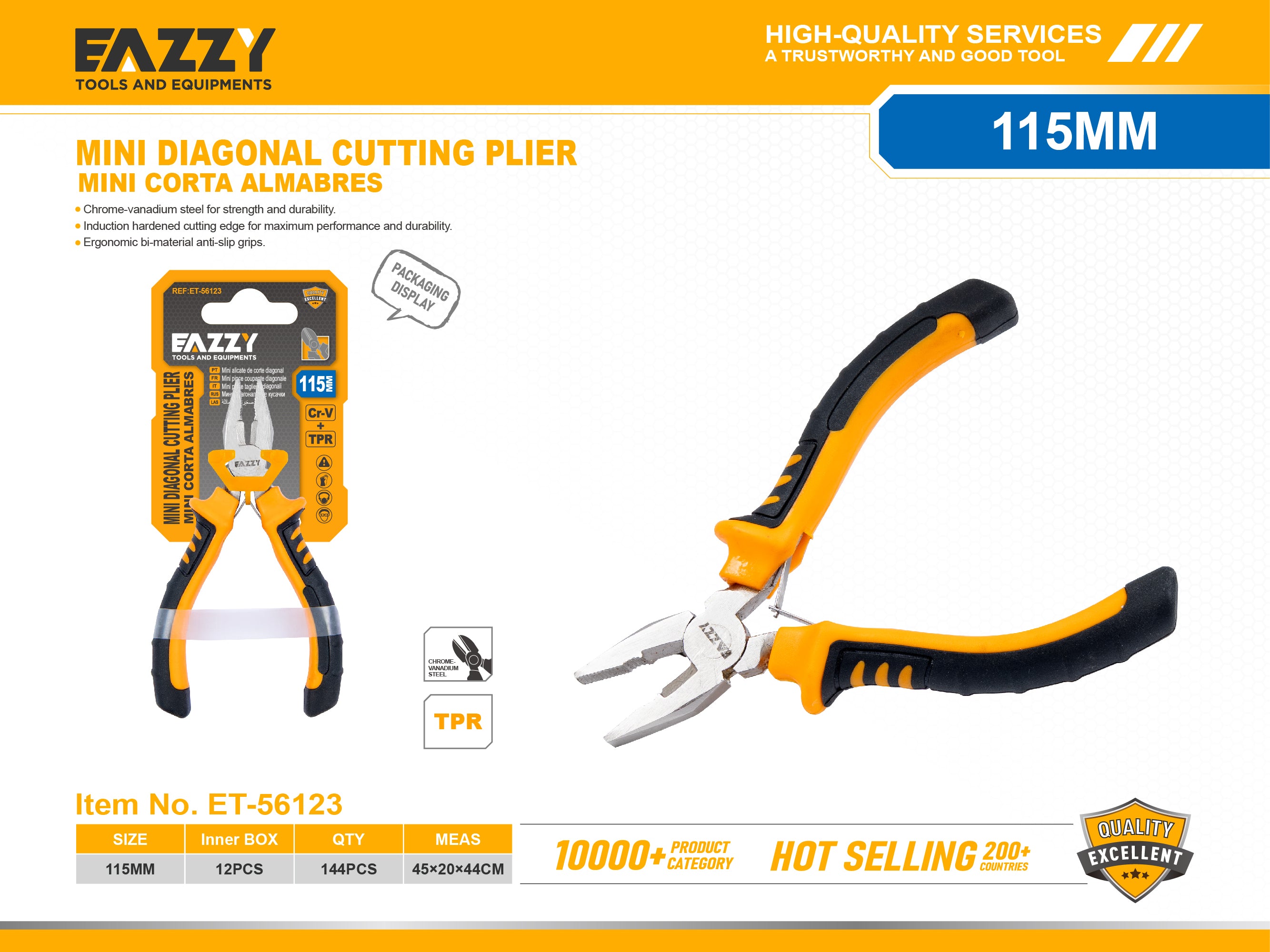 Mini Diagonal Cutting Plier – Precision Wire Cutter for Electronics & DIY Projects
