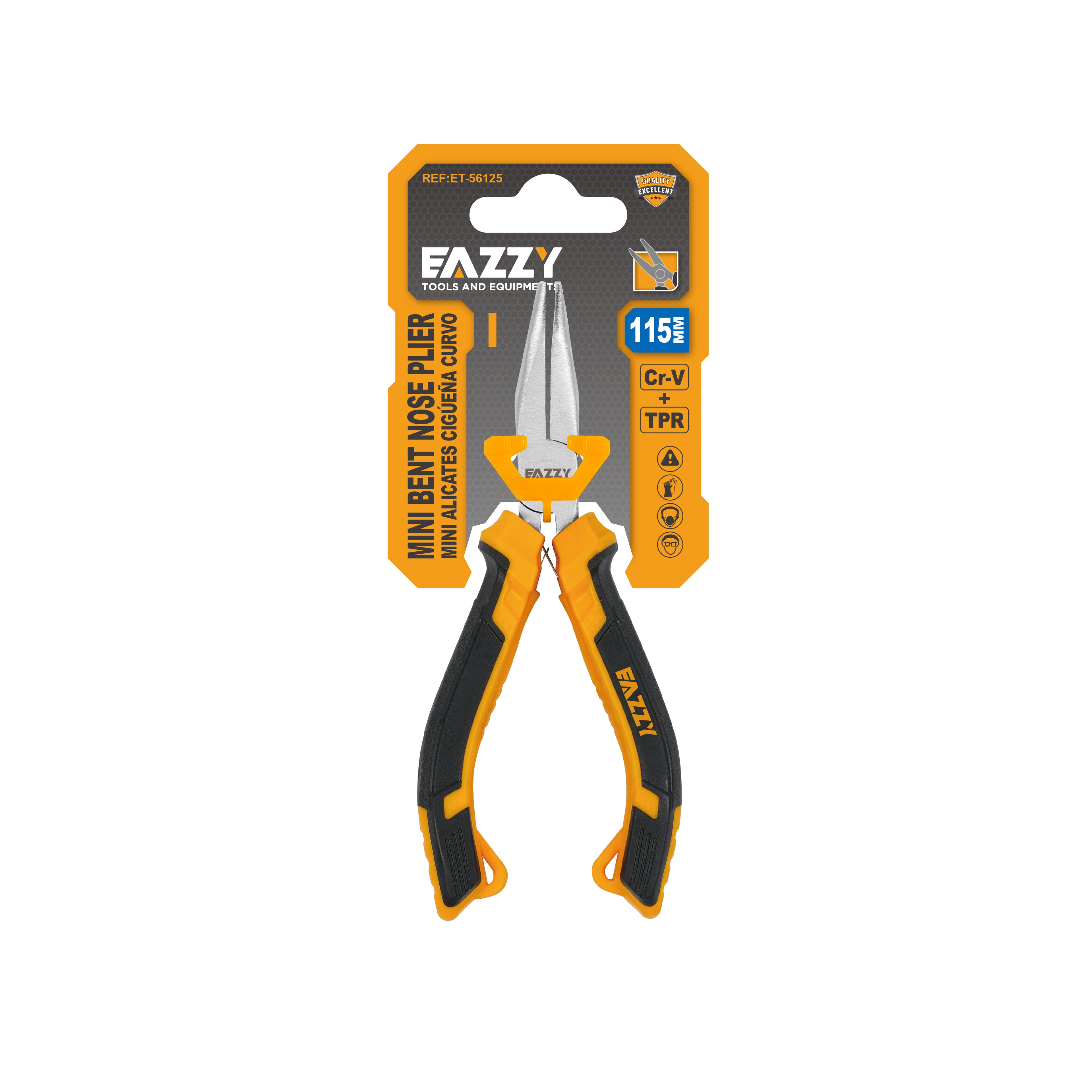 Mini Bent Nose Plier – Precision Hand Tool for Jewelry Making, Electronics & Craft Work ET-56