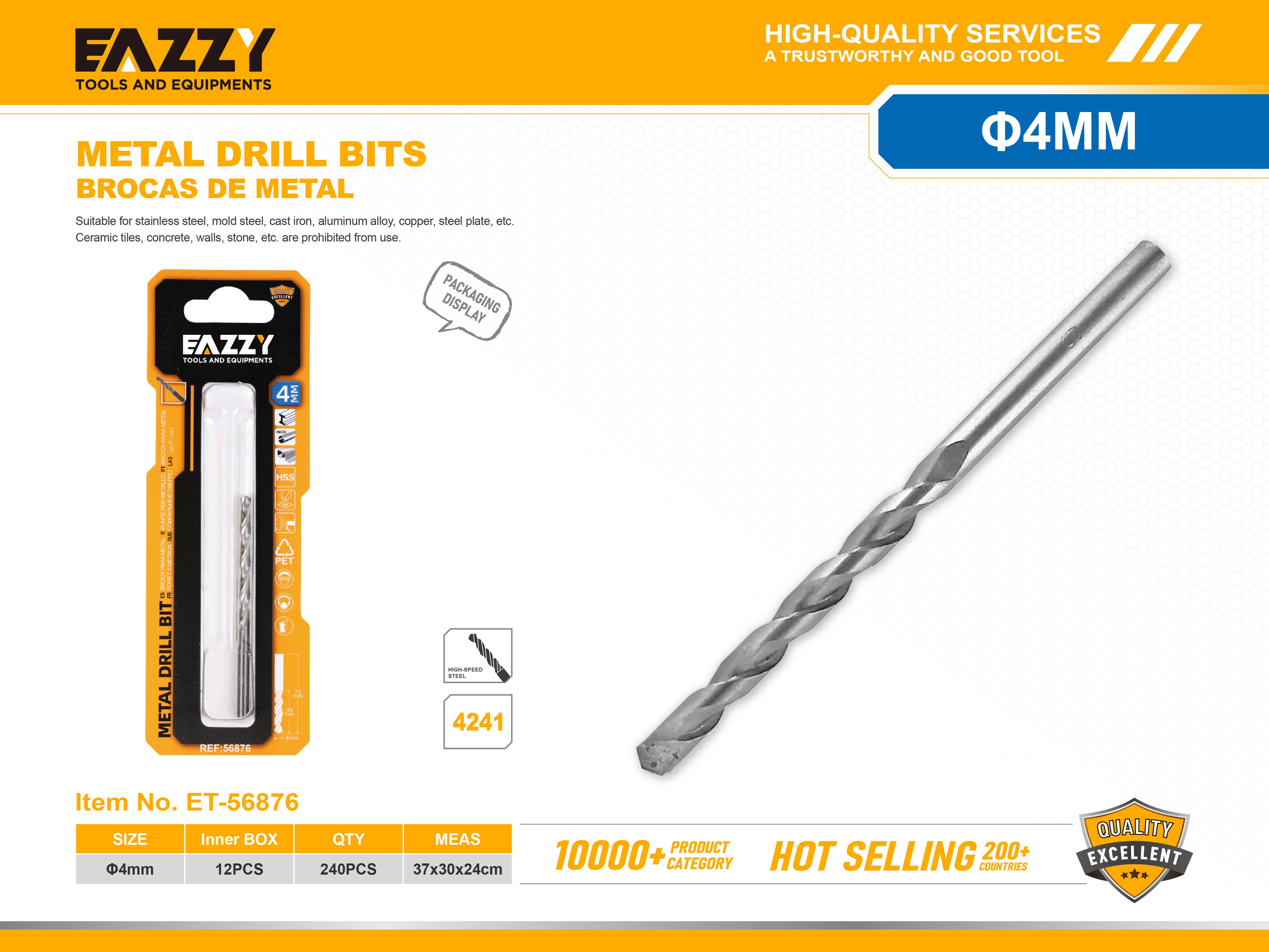 Metal Drill Bit – High Speed Steel Bit for Precise Metal Drilling