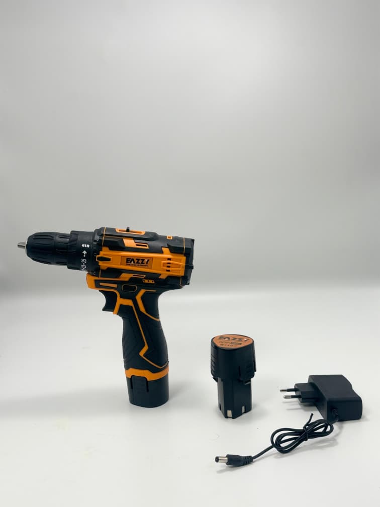 12V Cordless Drill Driver Kit – Rechargeable Electric Power Drill with Battery & Charger for Home DIY & Professional Use
