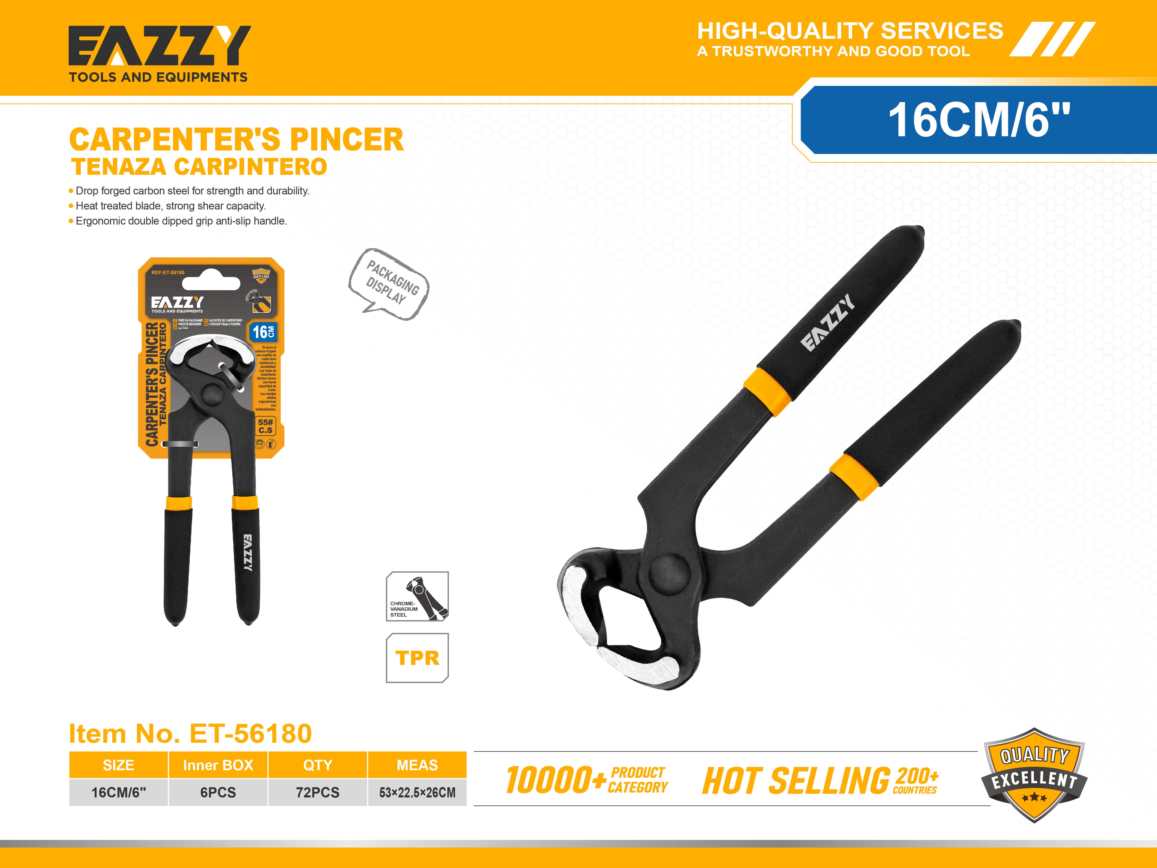 Heavy Duty Carpenter Pincer