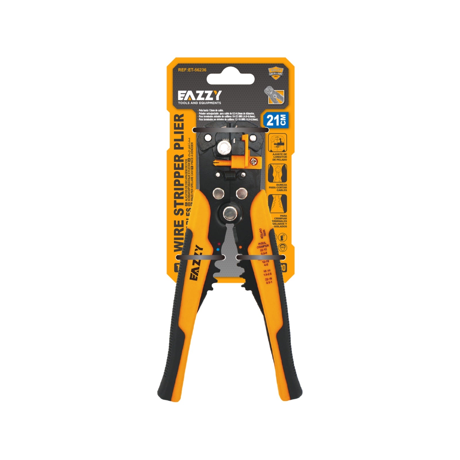 Wire Stripper Plier 21 cm – Multi-Functional Electrical Wire Cutting & Stripping Tool