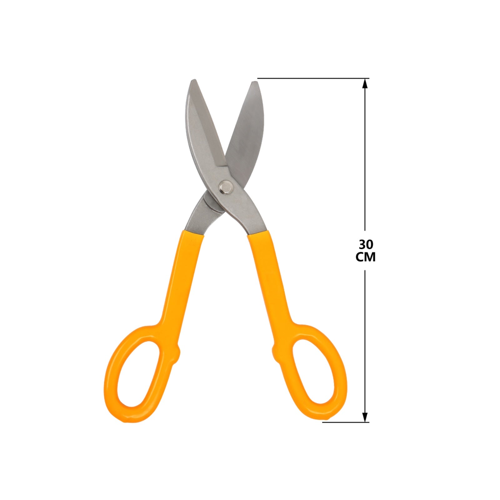 American Type Tin Snips 30 cm – Heavy Duty Sheet Metal Cutting Shears