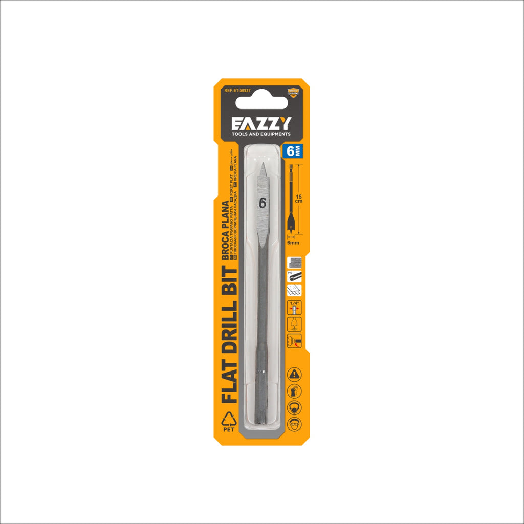 Flat Drill Bit – High Speed Wood Boring Bit for Precision Drilling