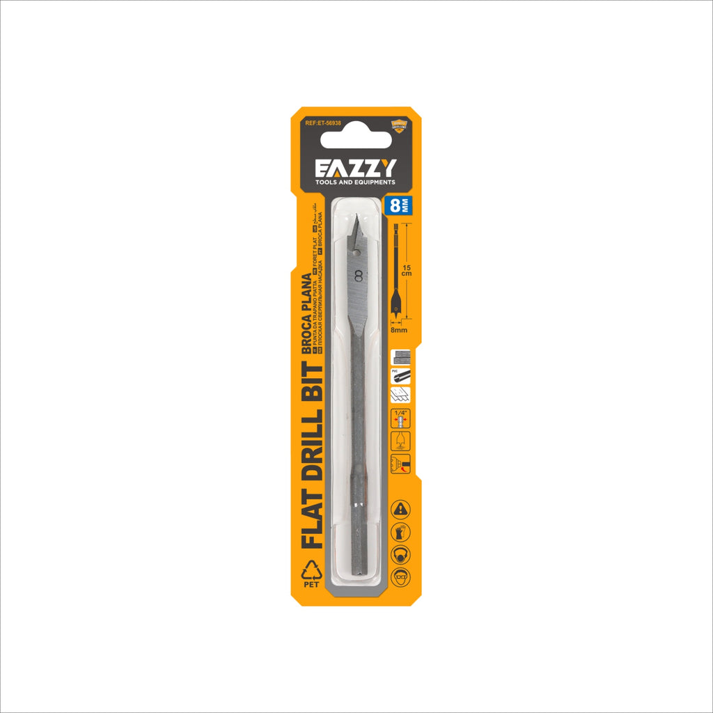 Flat Drill Bit – High Speed Wood Boring Bit for Precision Drilling