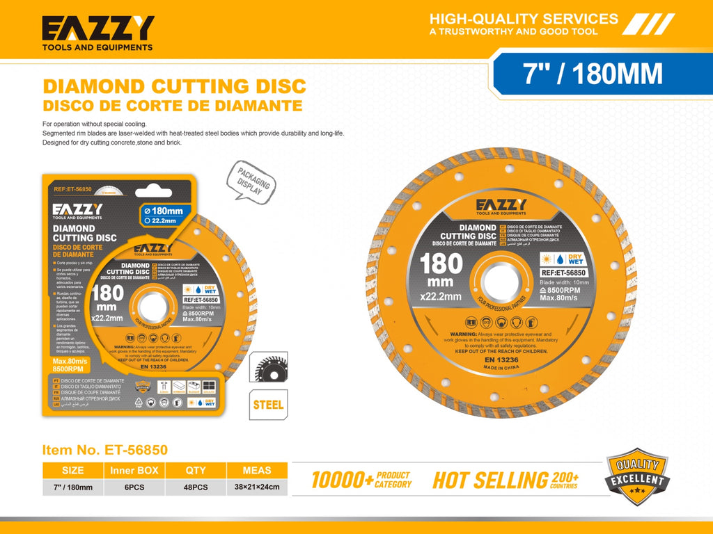 Diamond Cutting Disc – Wet Cutting Blade
