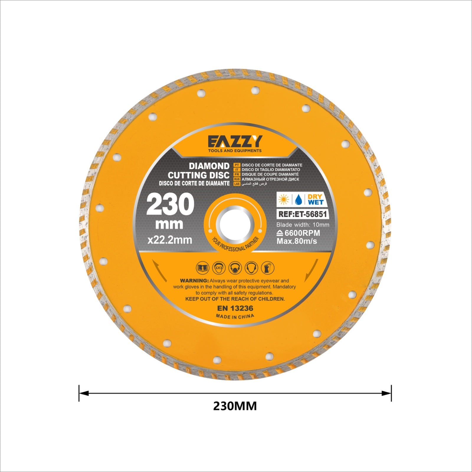 Diamond Cutting Disc – Wet Cutting Blade